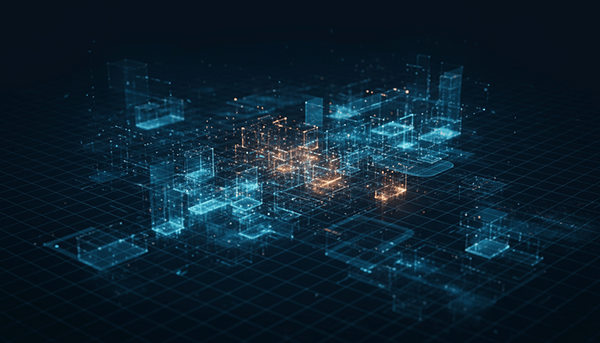 Abstract representation of prospecting tools
